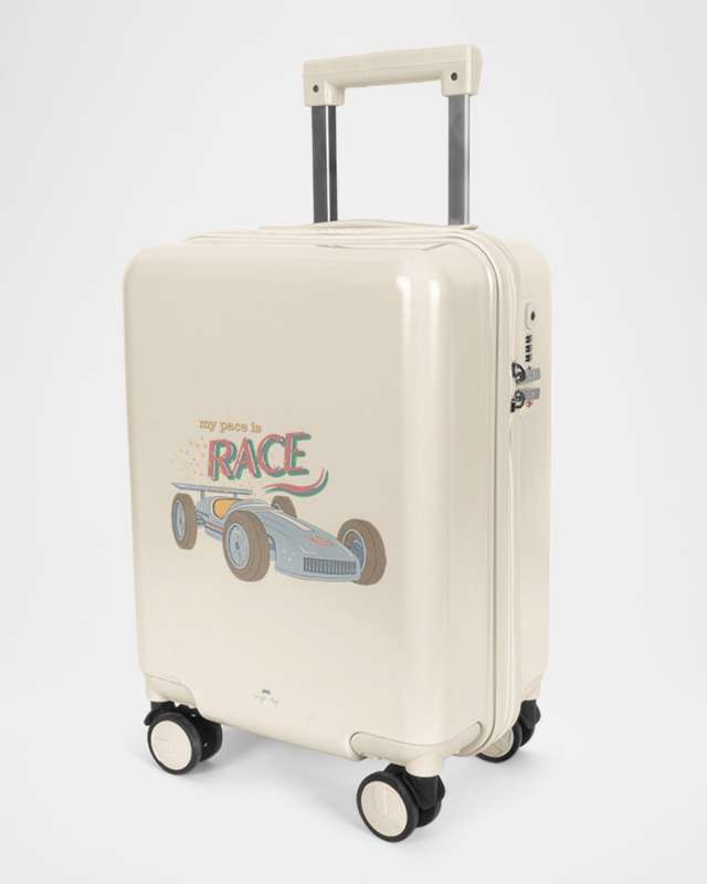 Kid's My Pace is Race Hard Shell Travel Suitcase